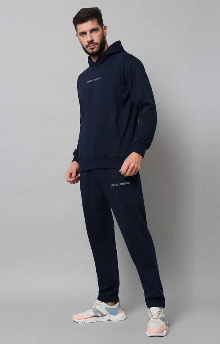 Men's Navy Blue  Tracksuits