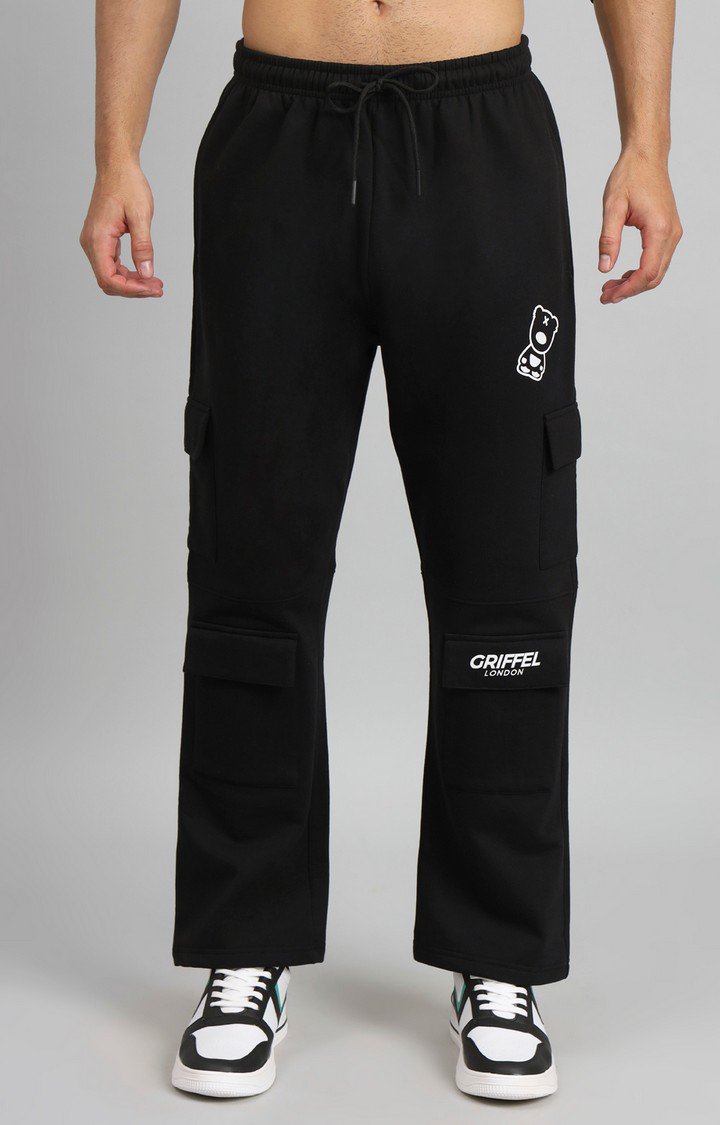 Men's Black  Tracksuits