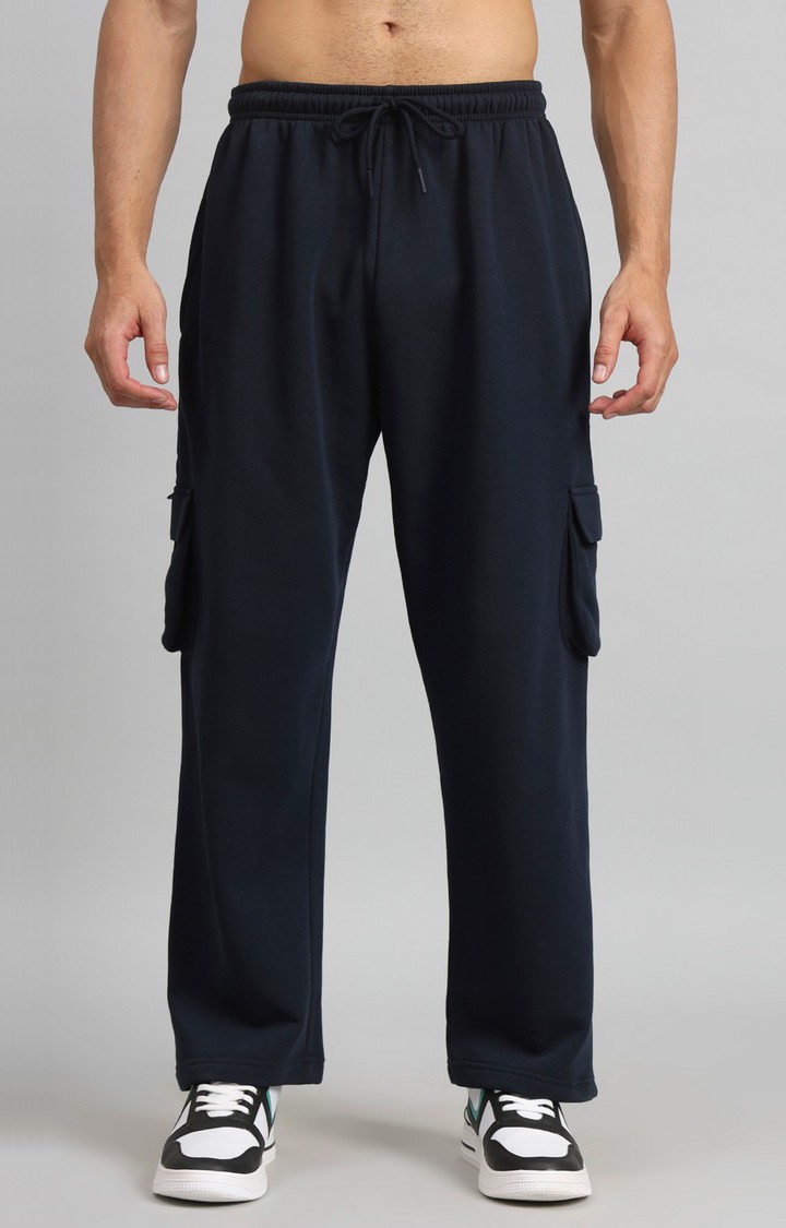Men's Navy Blue  Tracksuits