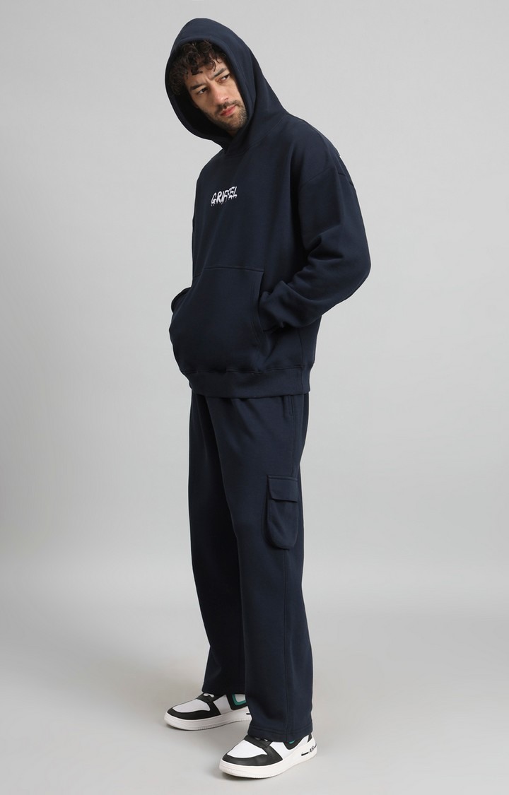 Men's Navy Blue  Tracksuits