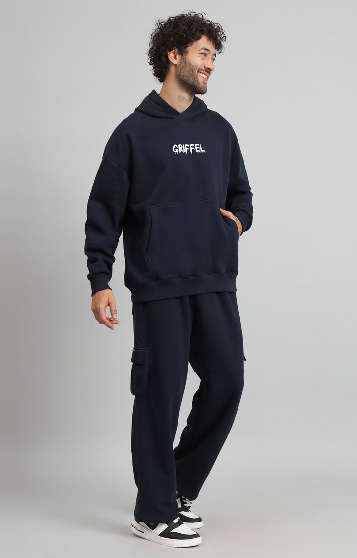 Men's Navy Blue  Tracksuits