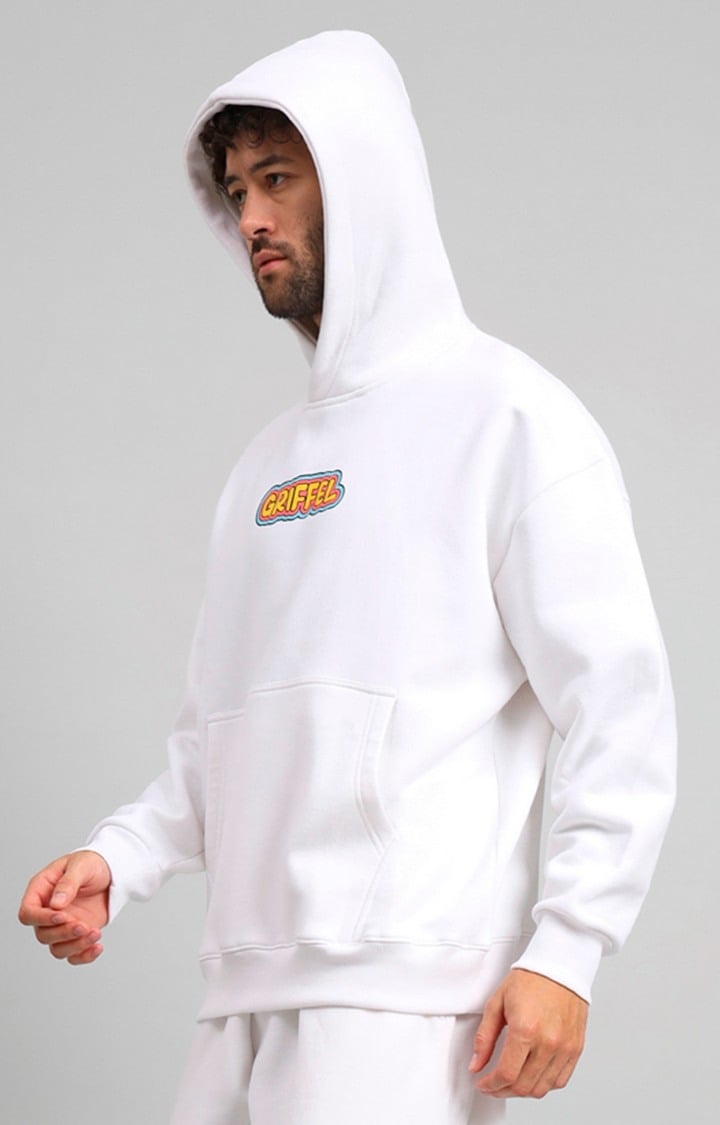 Men's White  Hoodies