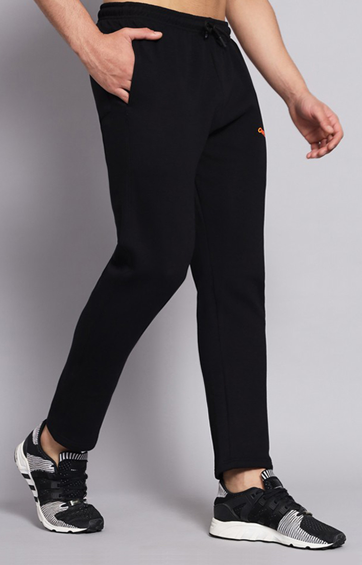 Men's Black  Trackpants