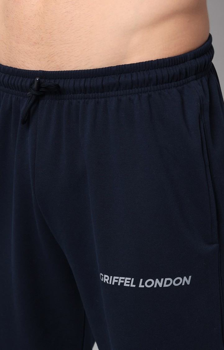 Men's Navy Blue  Trackpants