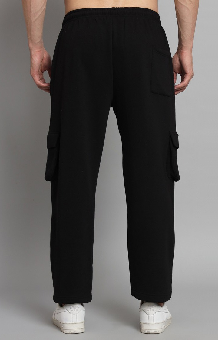 Men's Black  Trackpants