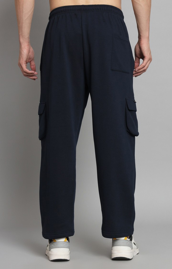 Men's Navy Blue  Trackpants