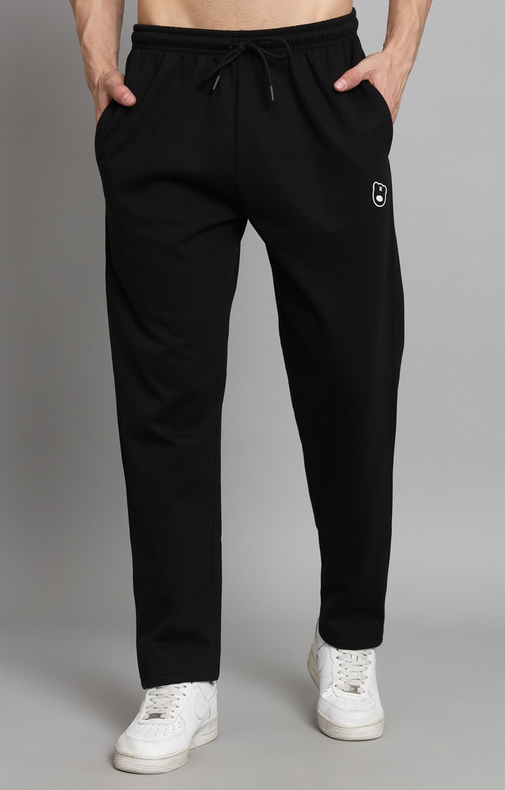 GRIFFEL | Men's Black  Trackpants