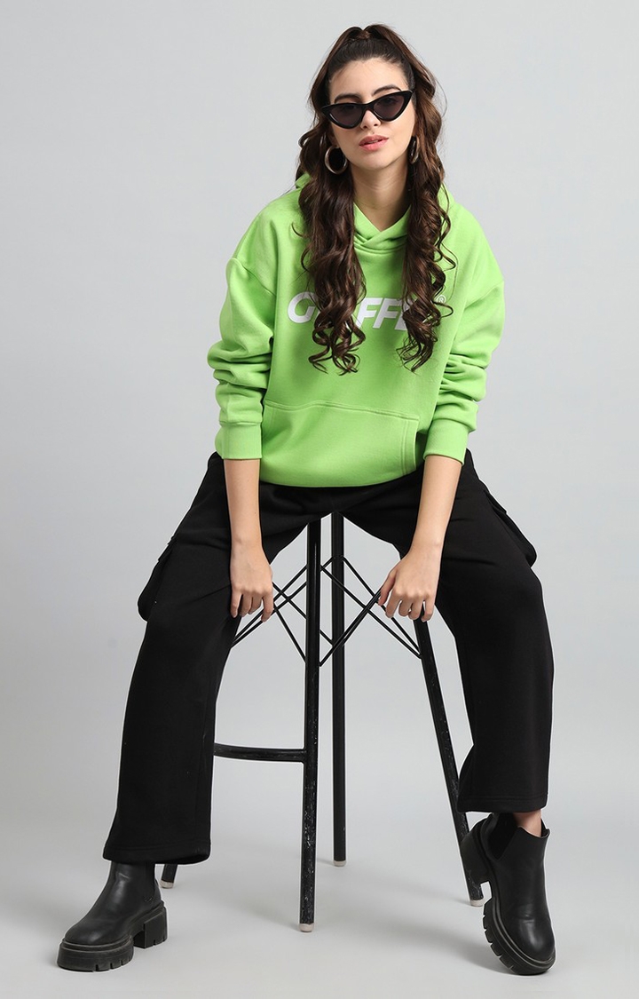 Women's Green Printed Tracksuits