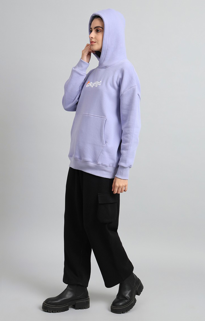 Women's Mauve Printed Tracksuits