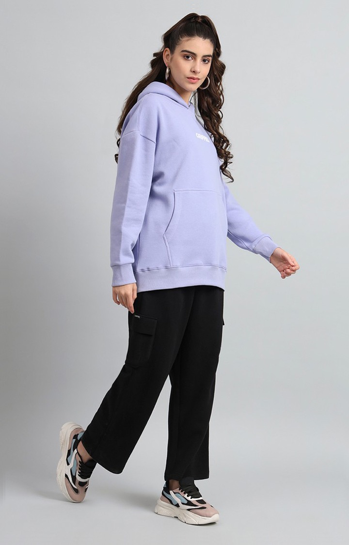 Women's Mauve Printed Tracksuits