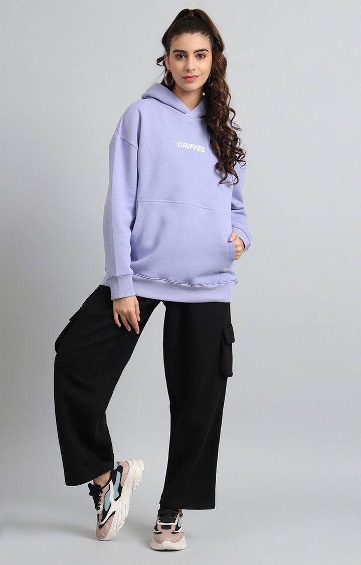 GRIFFEL | Women's Mauve Printed Tracksuits