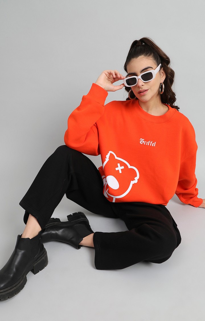 Orange top tracksuit top