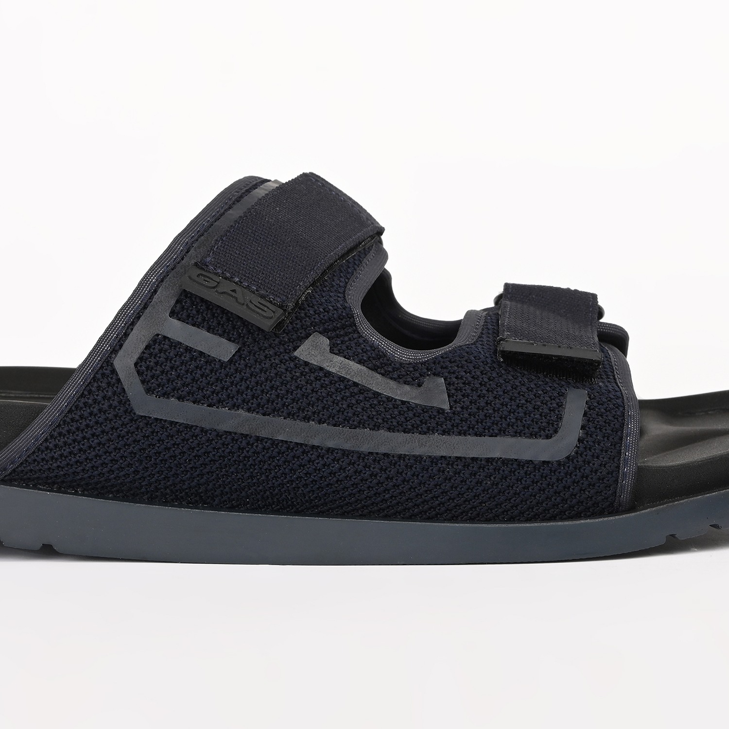GAS | Men's StrapGrid Navy Sandals|1