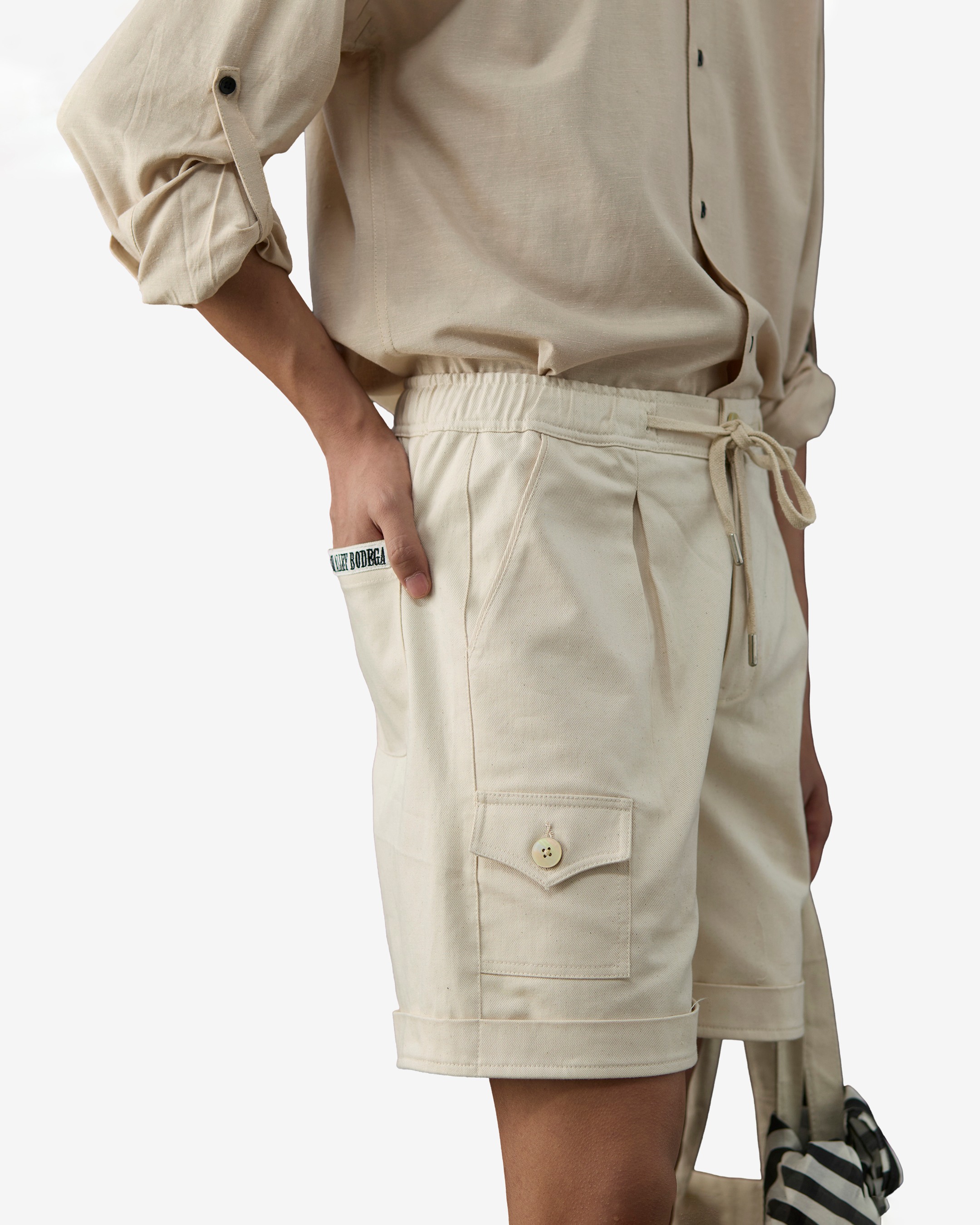 Box Pleat Shorts