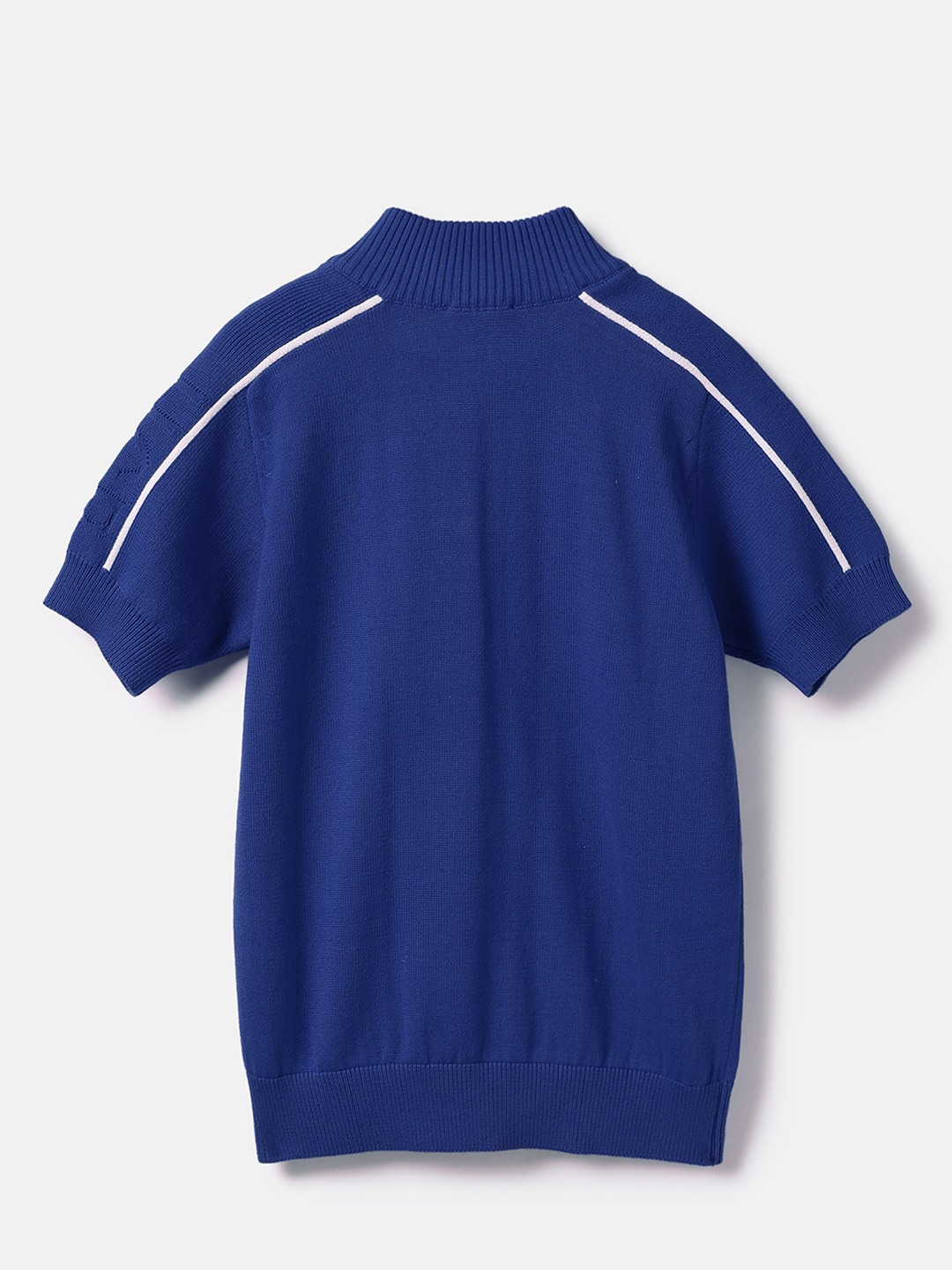 United Colors of Benetton Regular Fit High Neck Solid T-Shirt