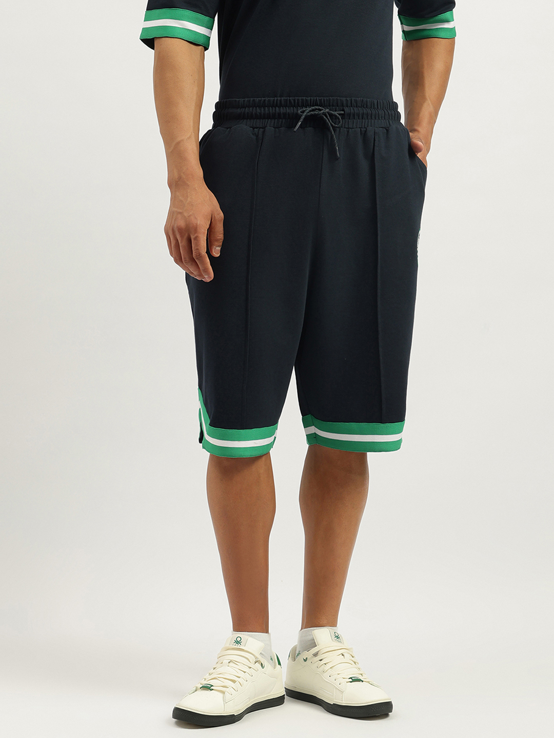 United Colors of Benetton Solid Oversized Fit Shorts