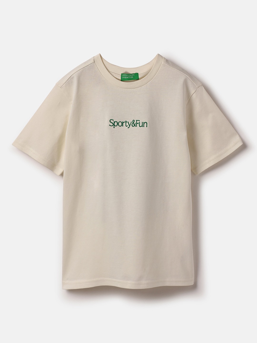 United Colors of Benetton Regular Fit Round Neck Graphic T-Shirt