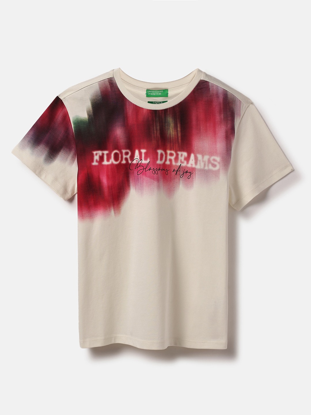 United Colors of Benetton Regular Fit Round Neck Printed T-Shirt