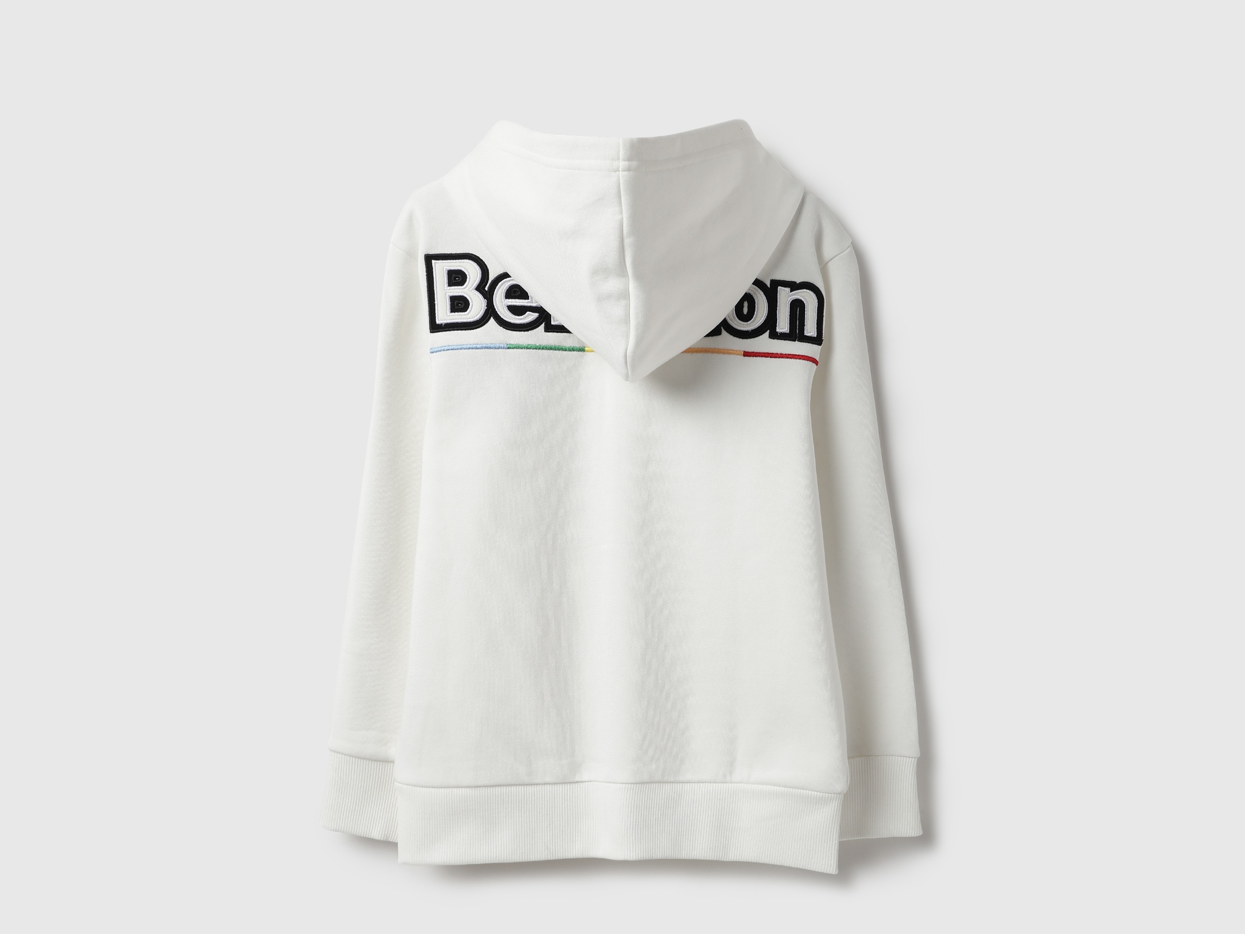 United Colors of Benetton Regular Fit Hooded Neck Typography Sweatshirt