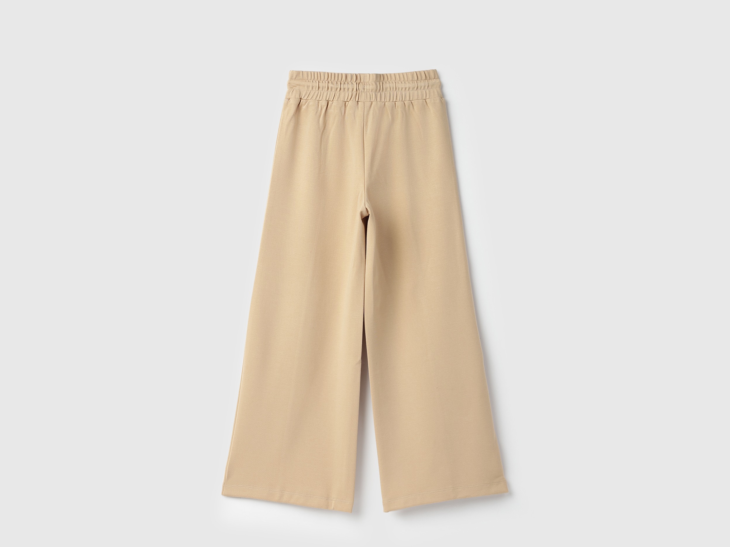 United Colors of Benetton Solid Regular Fit Flared Trousers
