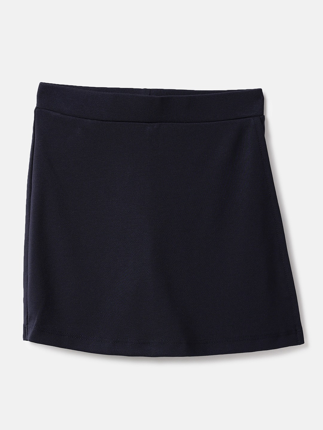 United Colors of Benetton Solid Regular Fit Interlock Skorts