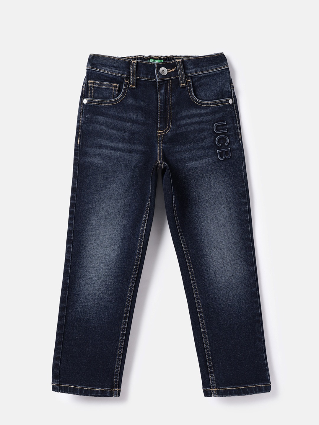 United Colors of Benetton Solid Straight Fit Jeans