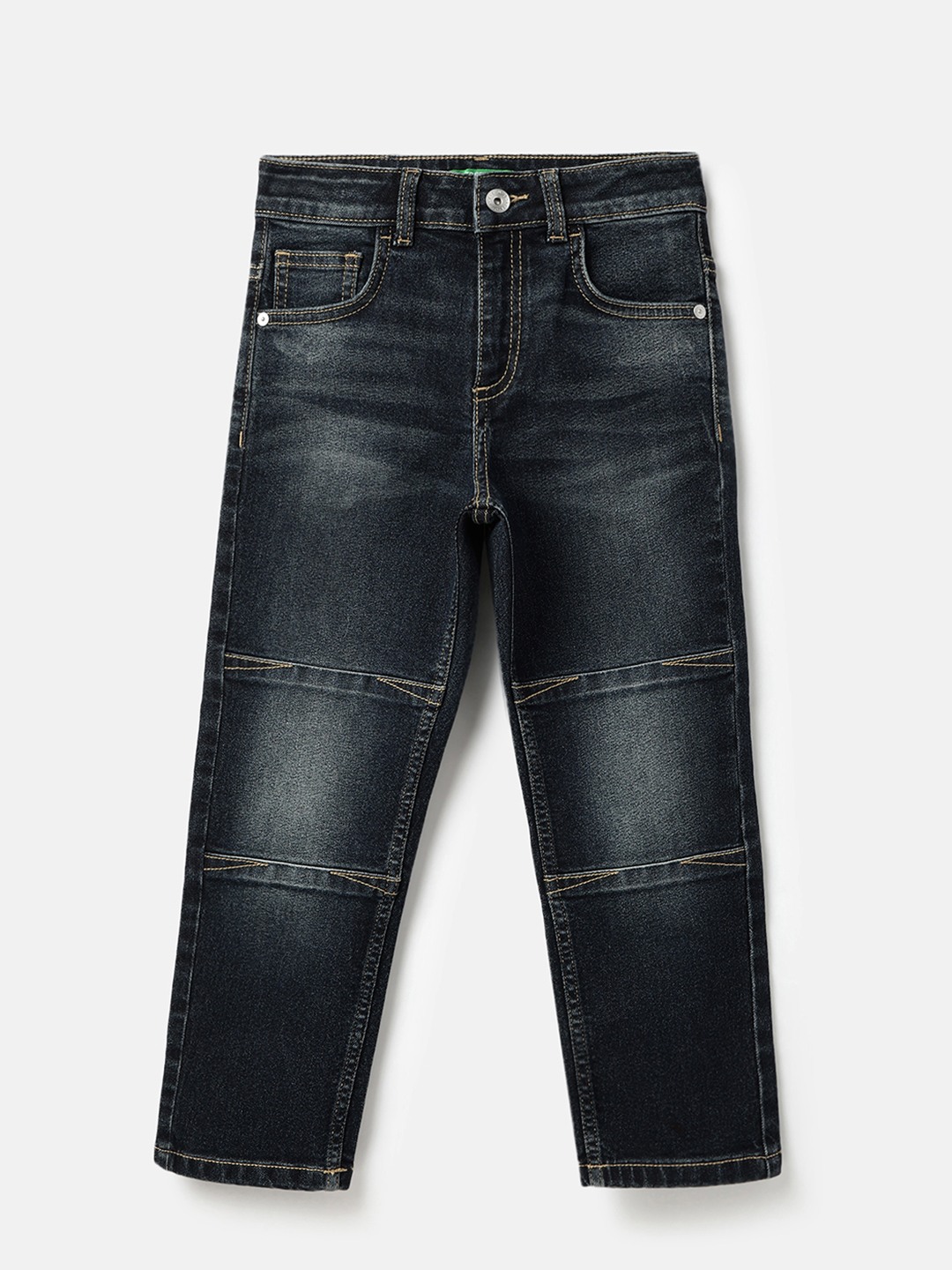 United Colors of Benetton Solid Straight Fit Jeans