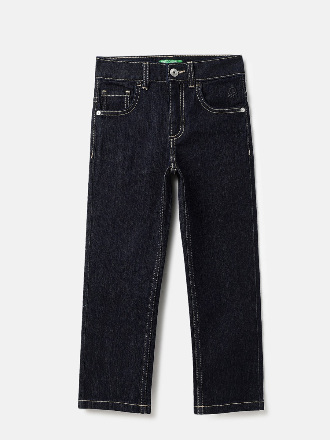 United Colors of Benetton Solid Straight Fit Jeans