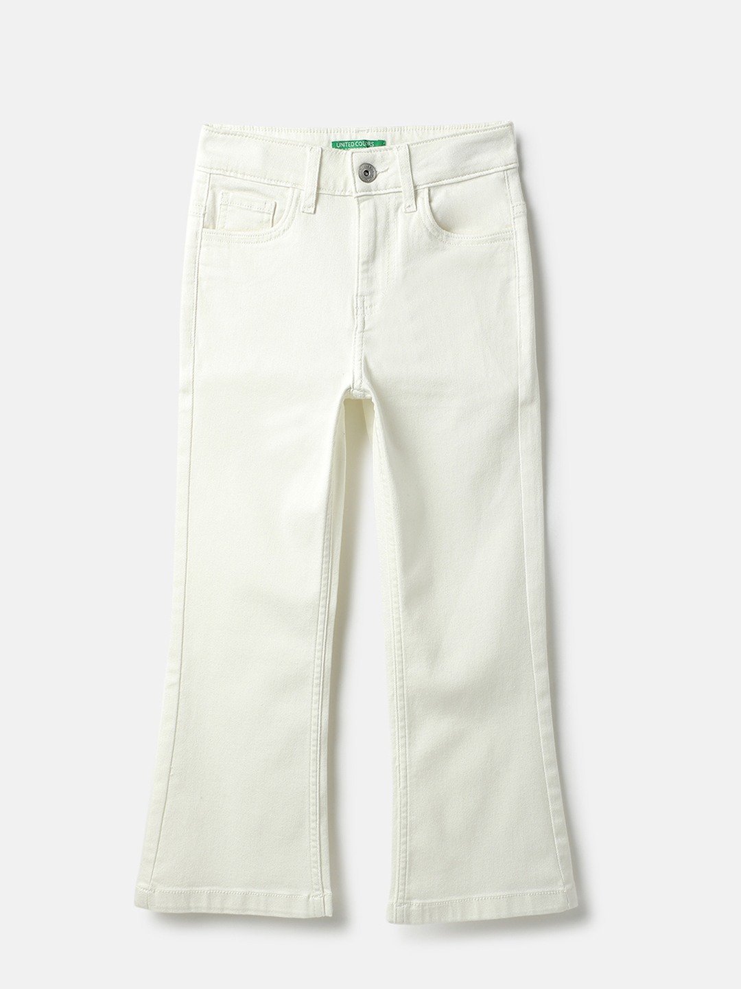 United Colors of Benetton Solid Bootcut Fit Jeans