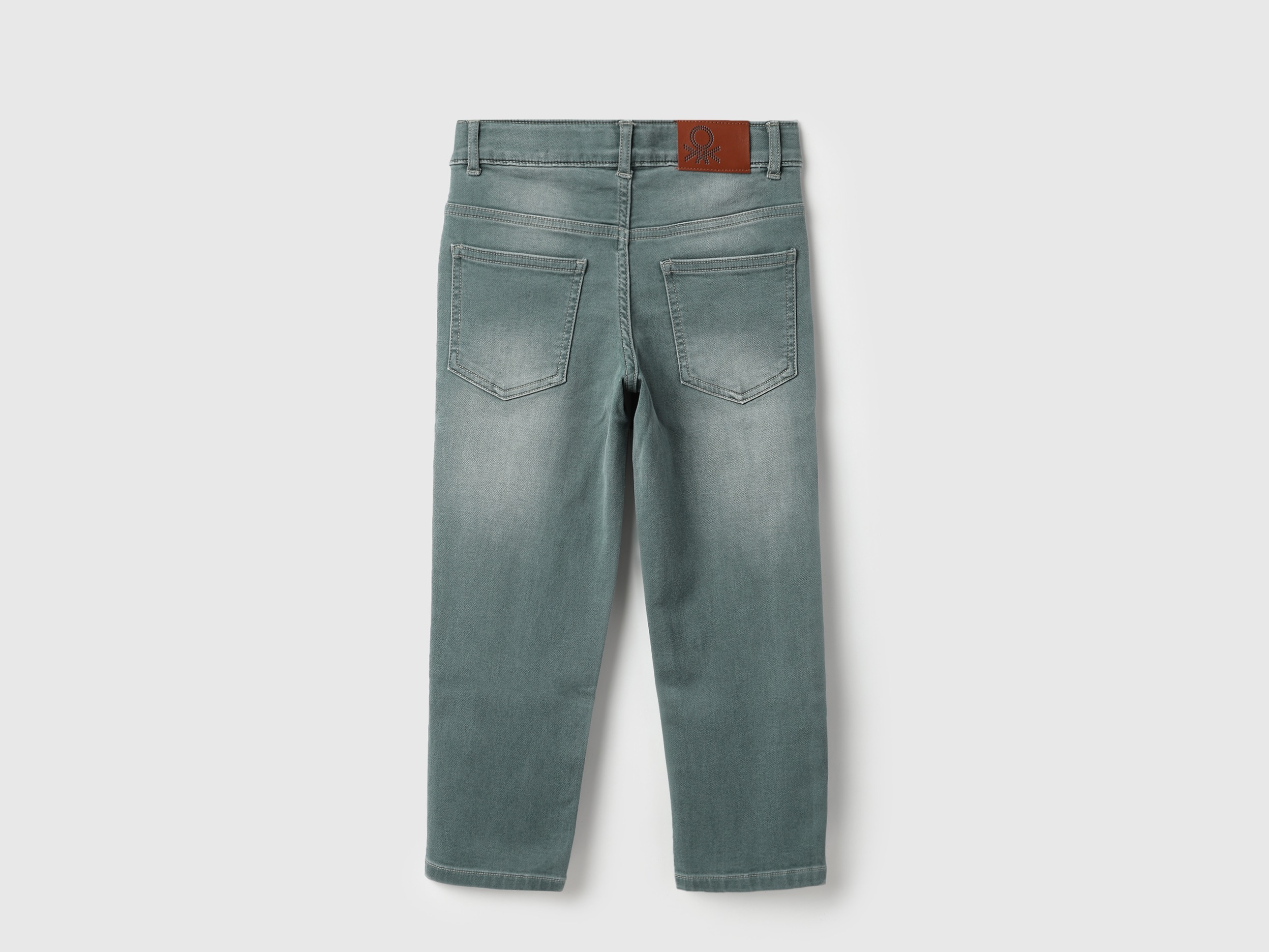 United Colors Of Benetton Solid Straight Fit Denim Jeans