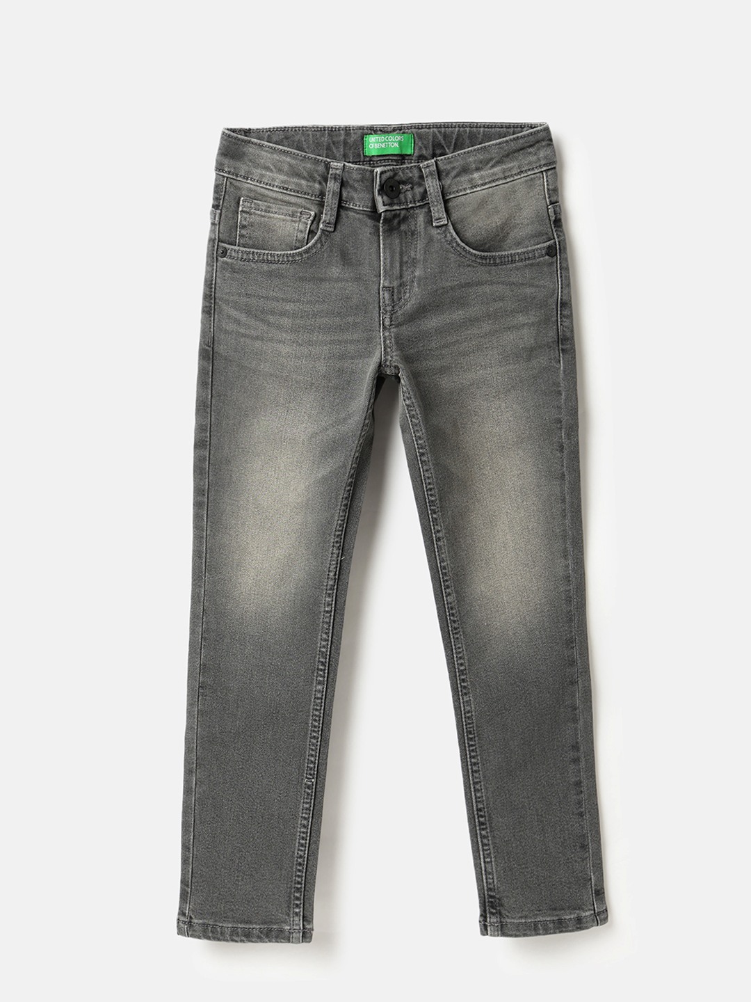 United Colors of Benetton Solid Slim Fit Denim Jeans