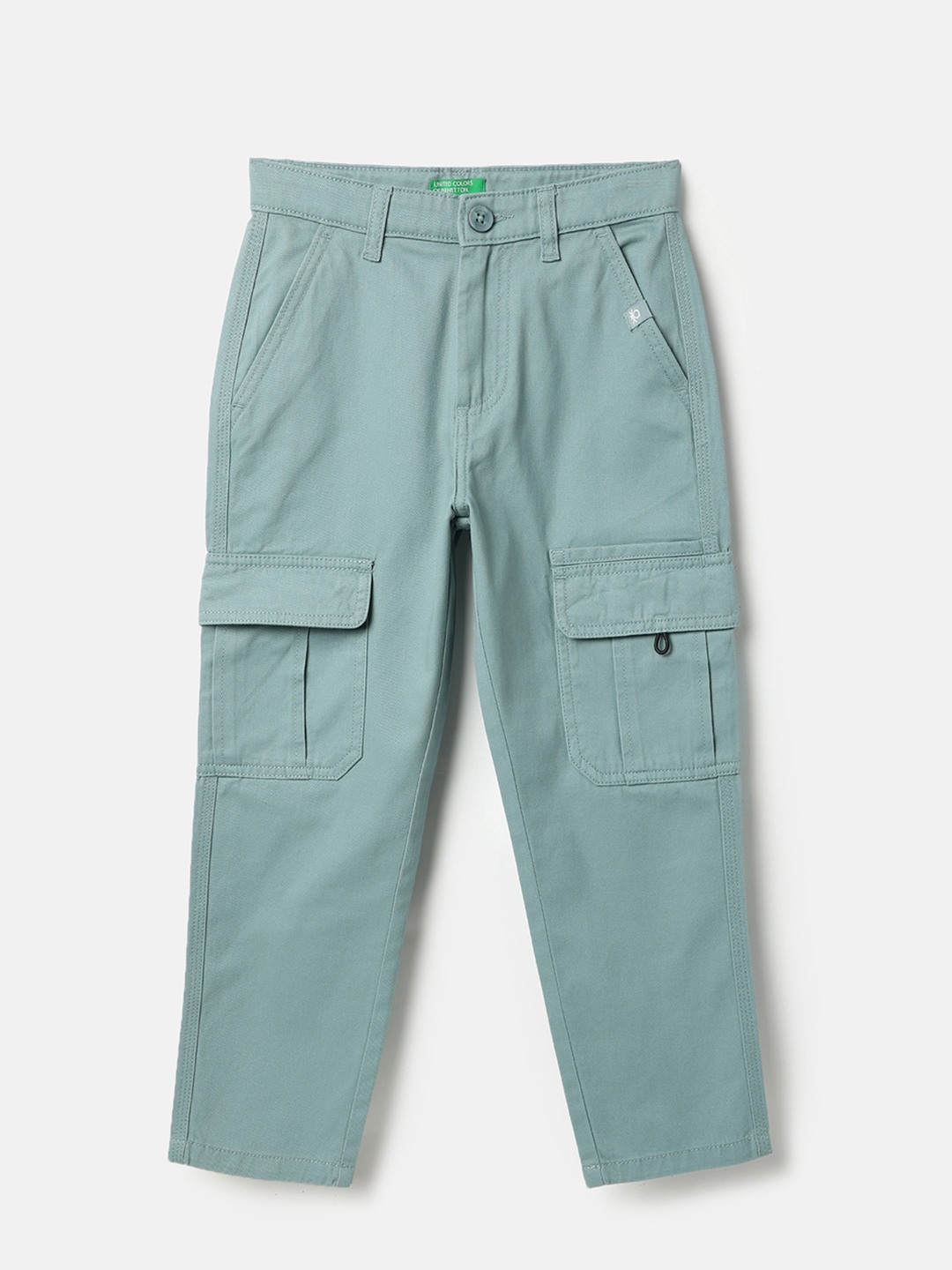 United Colors of Benetton Solid Loose Fit Cargo Pants