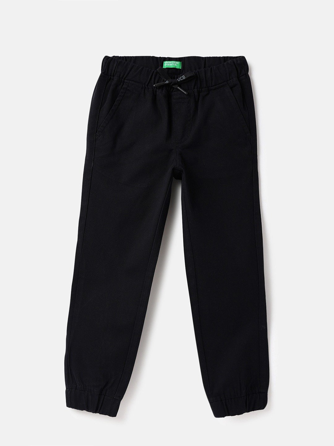 United Colors of Benetton Solid Jogger Fit Basic Trousers