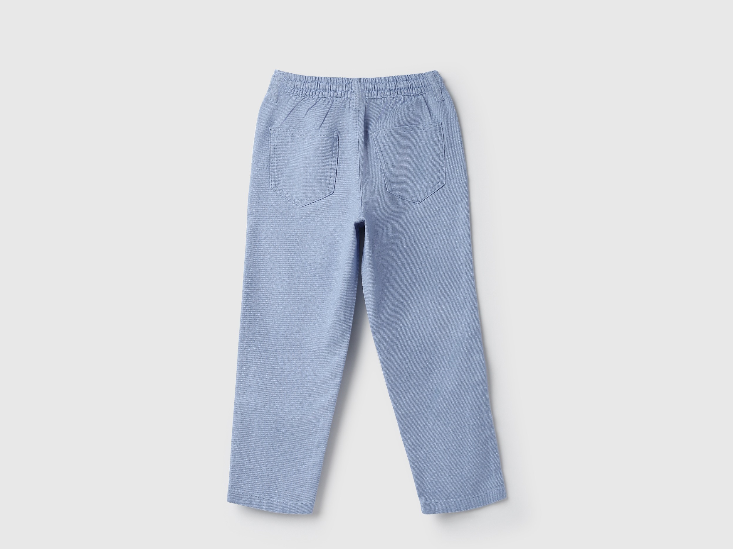 United Colors of Benetton Slub Textured Regular Fit Trousers