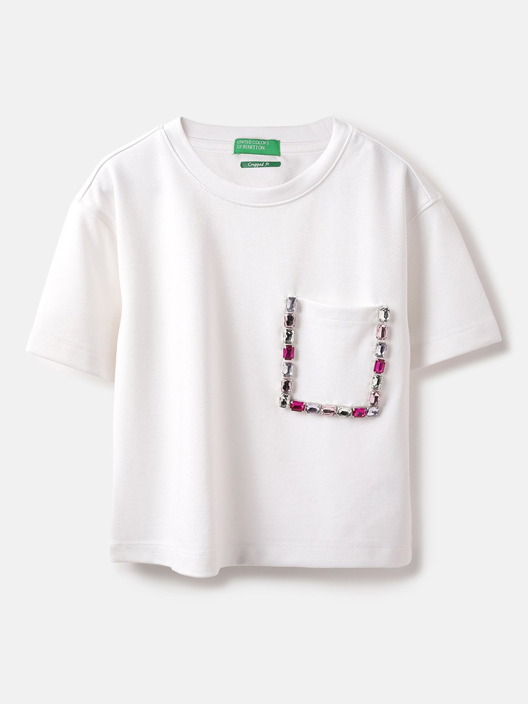 United Colors of Benetton Regular Fit Round Neck Solid T-shirt