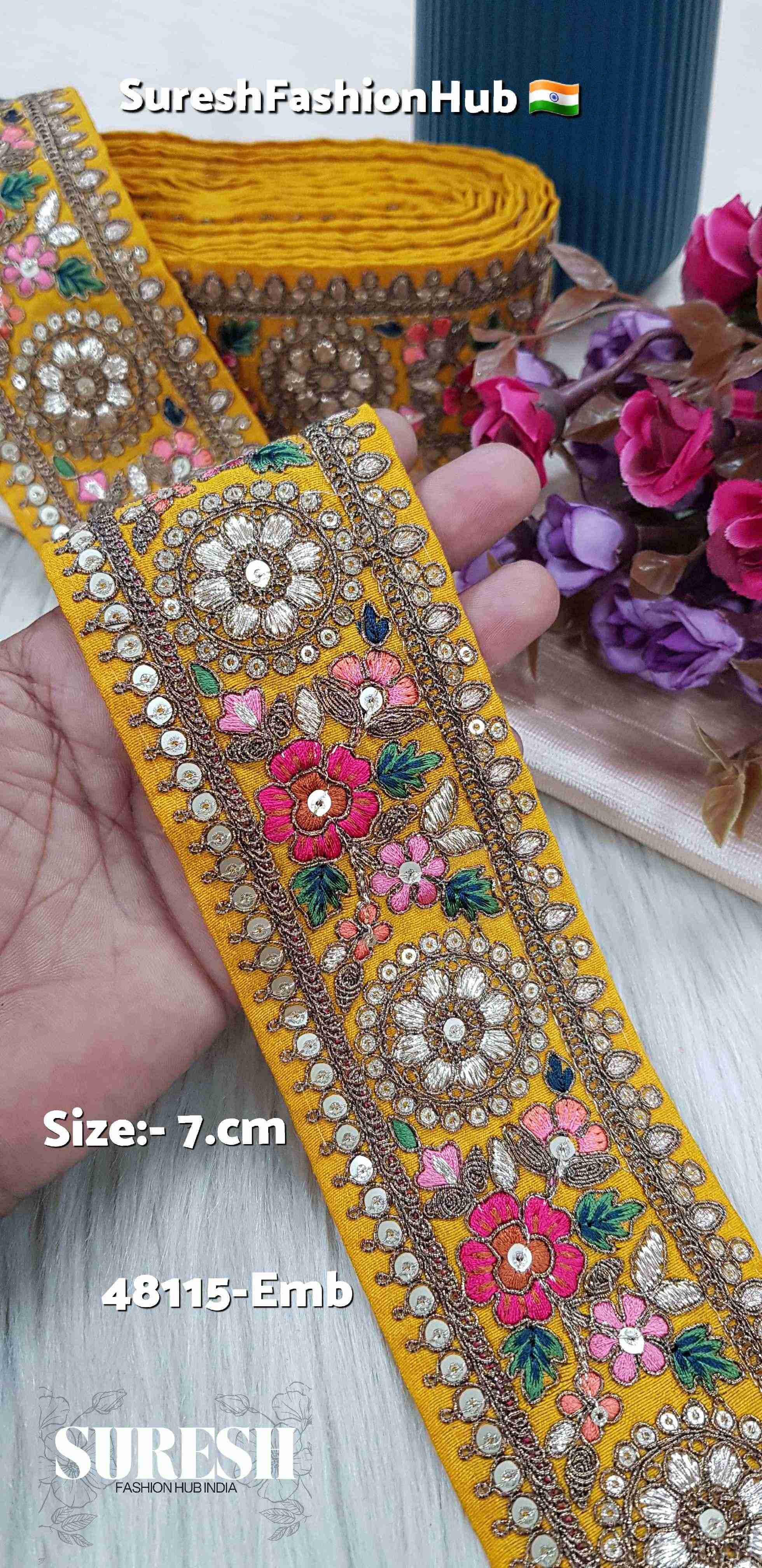 Sabyasachi-Inspired Designer Embroidery Lace