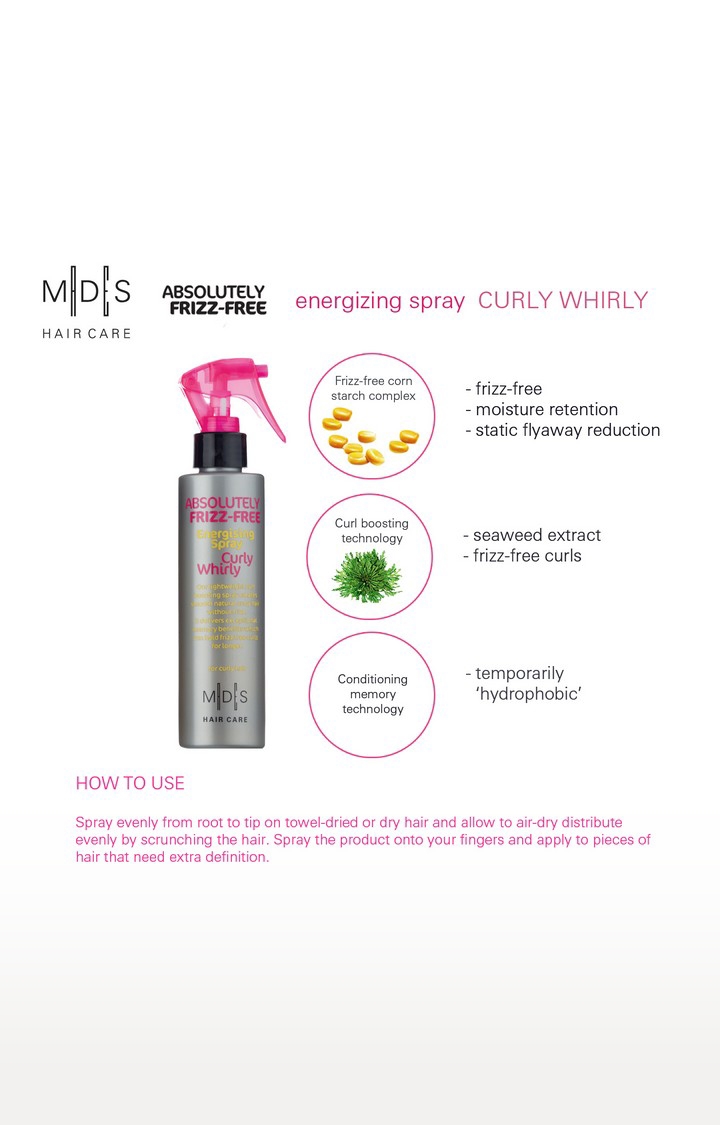 MADES | Mades Hair Care Absolutely Anti Frizz Energising Spray Curly Whirly 200Ml 1