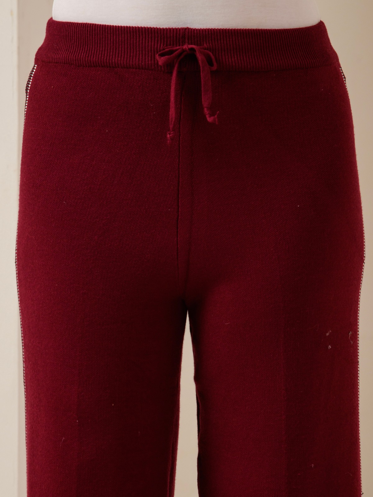 ALBION SMART MEHROON LADIES LOWER HAREM PANT