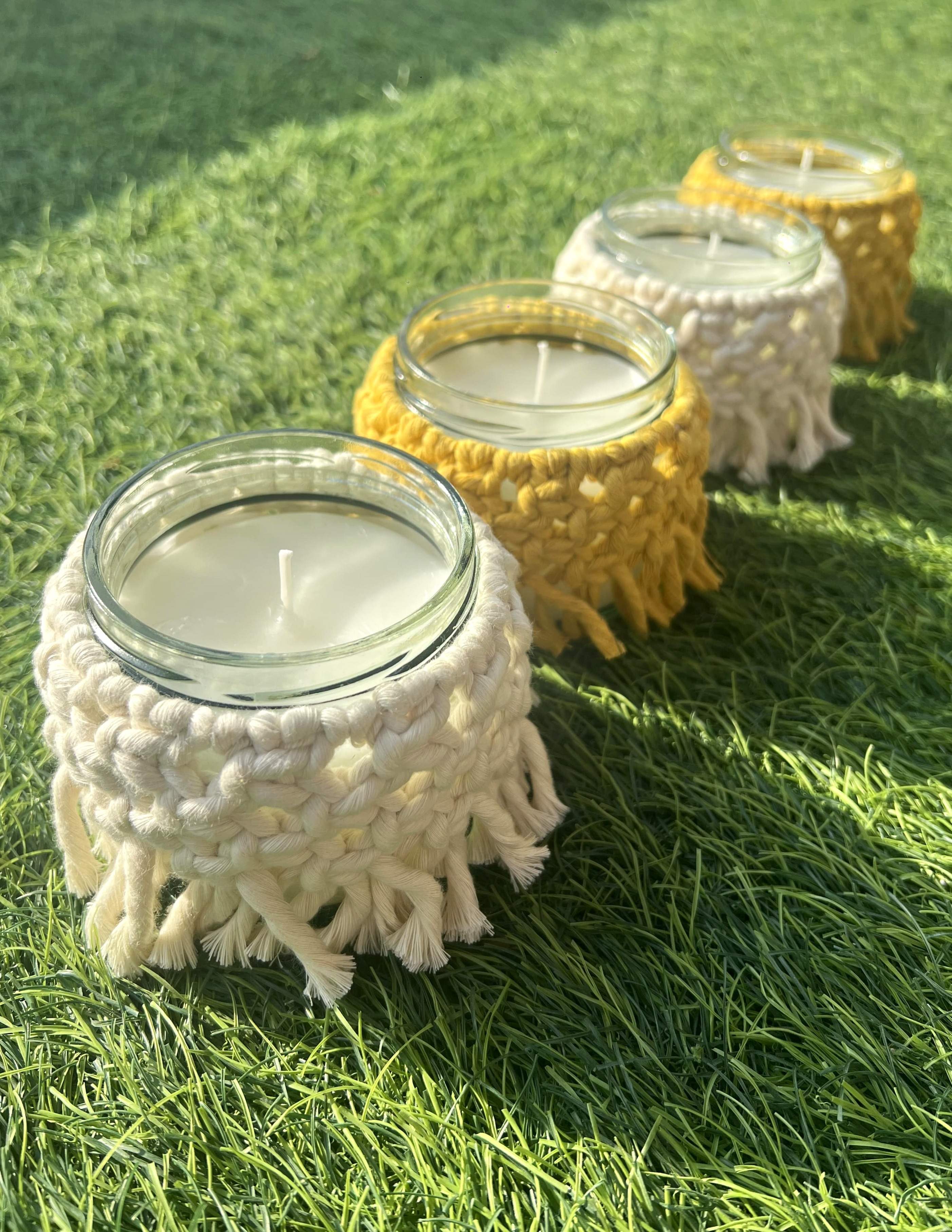 Scented Candle Jar with Cover