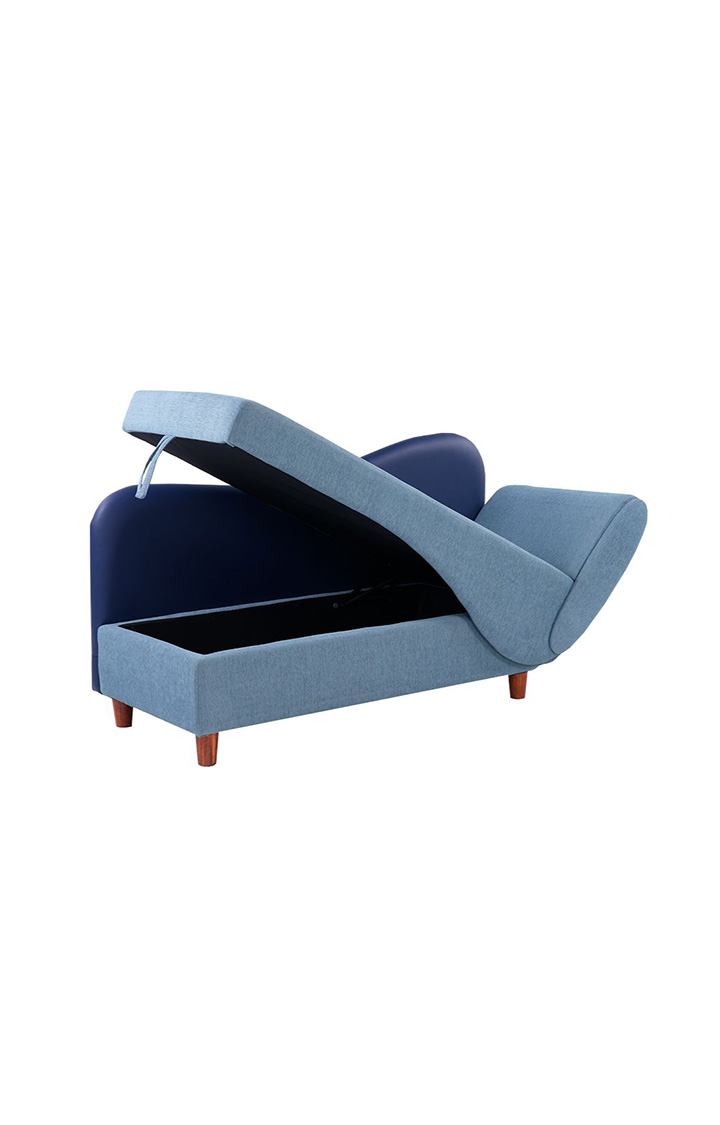 Viva Storage RHS Chaise Lounger Mirage Blue Colour
