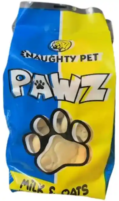 Naughty Pet Pawz Milk and Oats For Dogs 150g