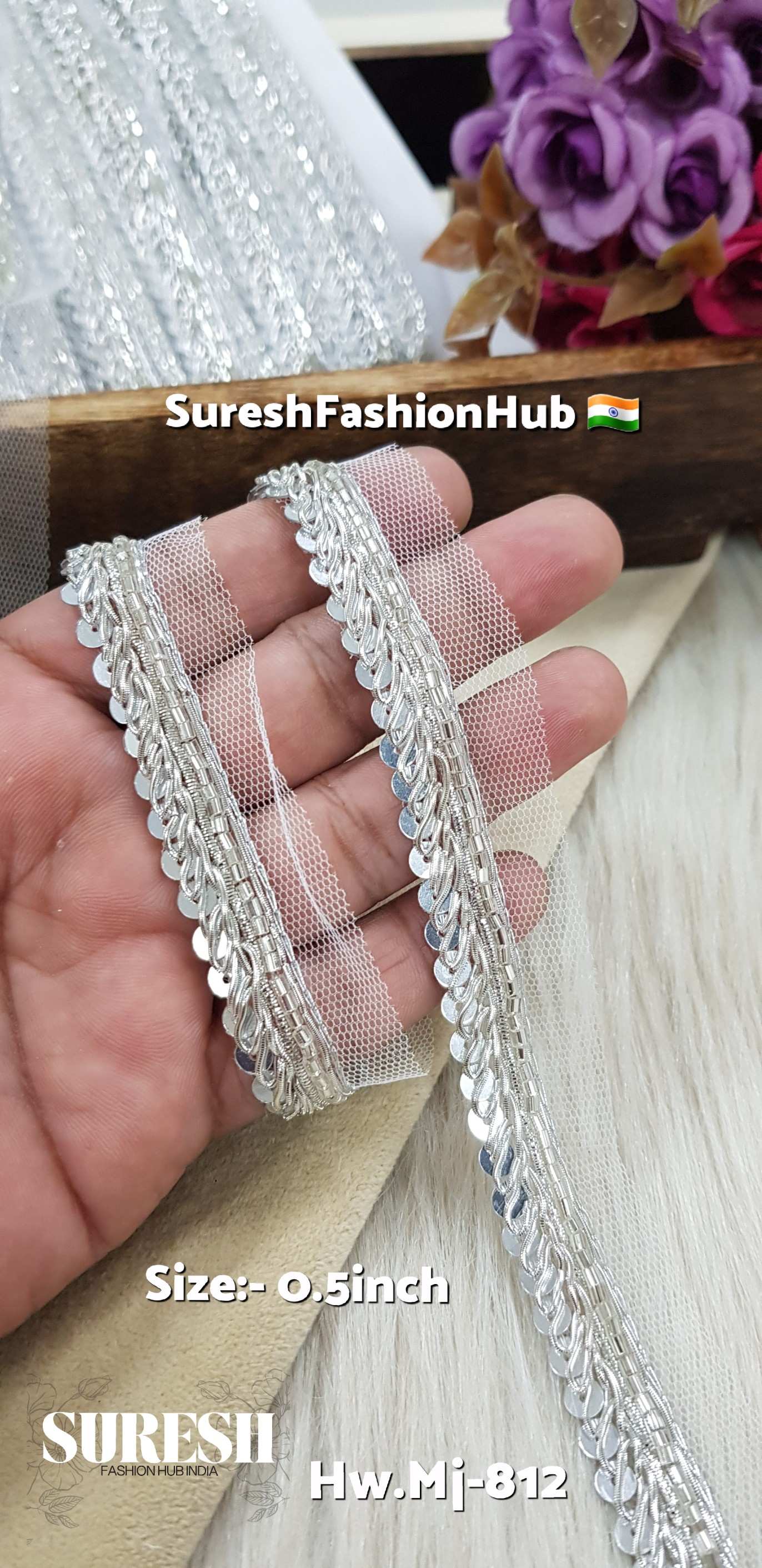 Sabyasachi-Inspired Handmade Lace 