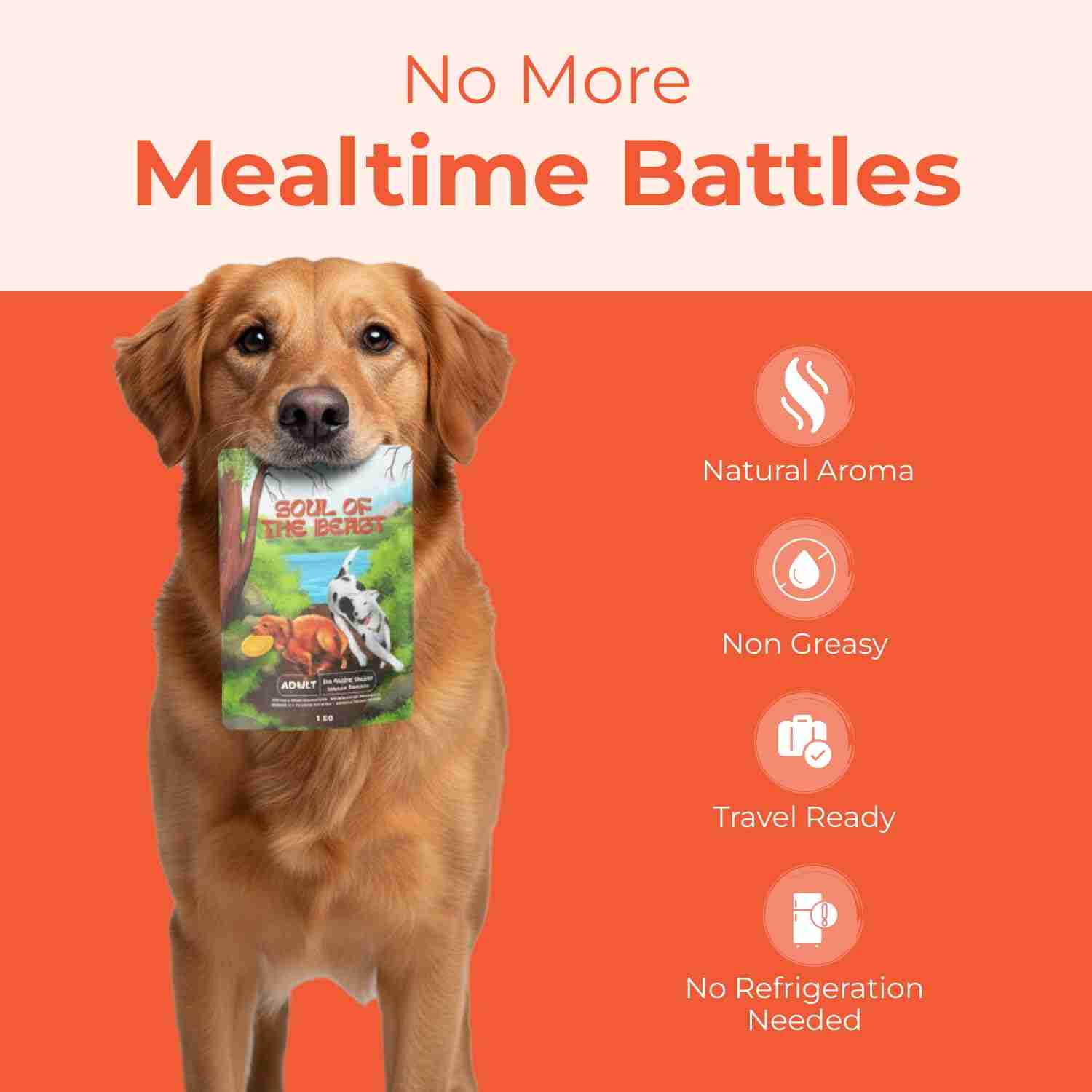 Human and the Beast The Mighty Waters Dry Food for Dogs, 1 kg