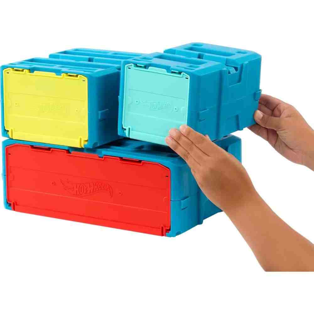 Hot Wheels Track Builder Fire Stunt Pack Track Set, 4Y+, Multicolour