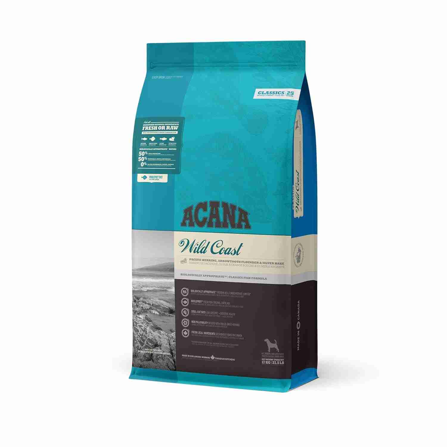 Acana Classic Wild Coast Dog Dry Food (All Breeds)