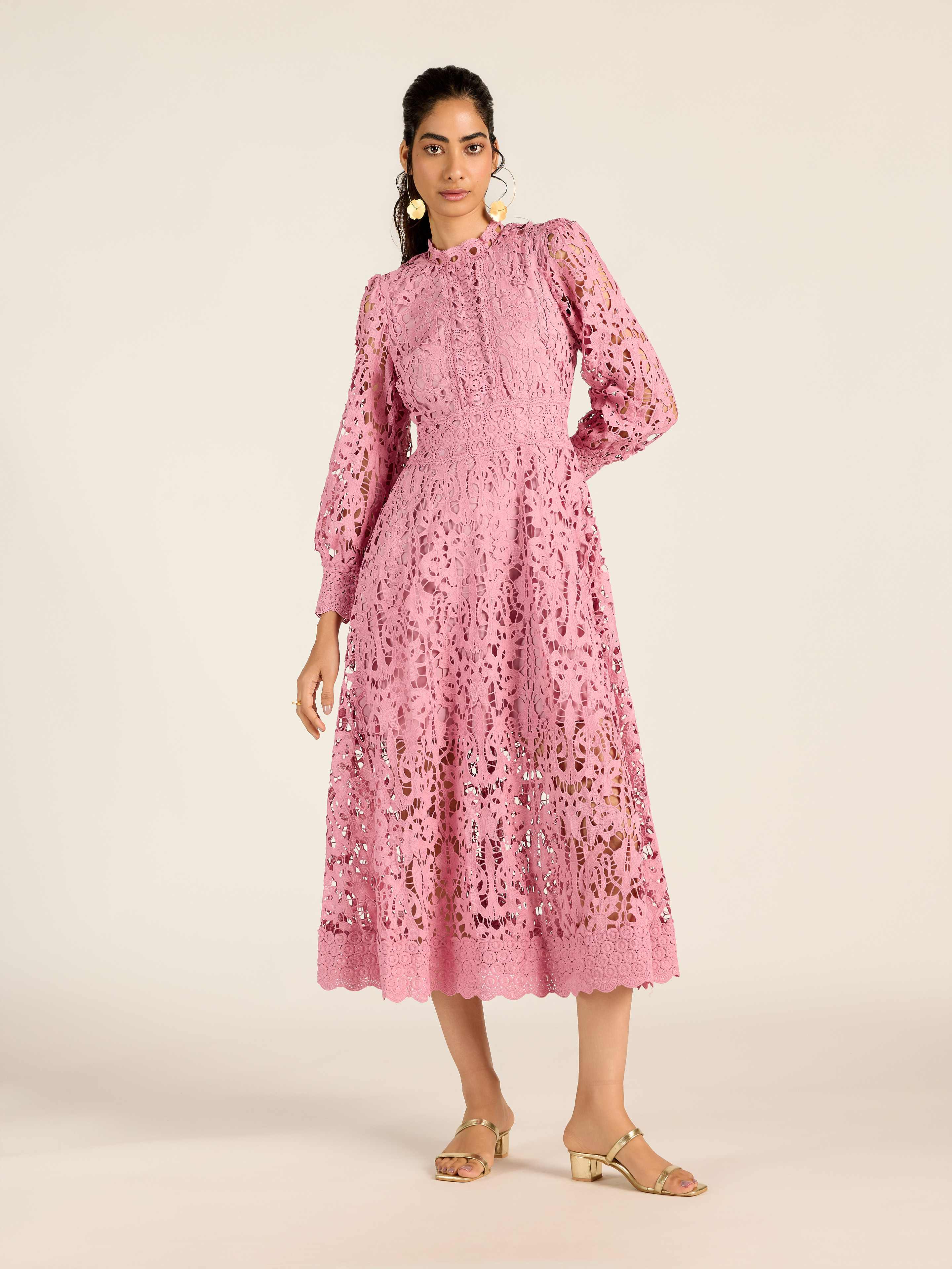 Pink Marin Long Dress