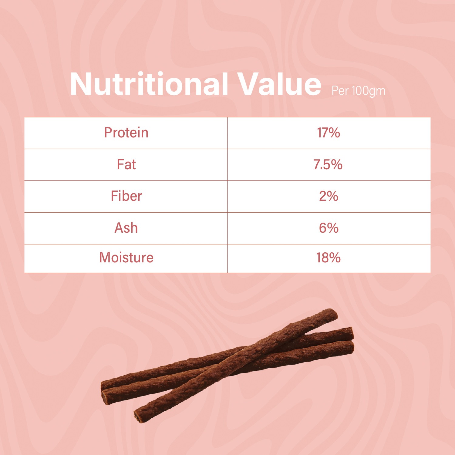 Scrummy Chicken & Rice Stick Cuts Dog Treats 70g