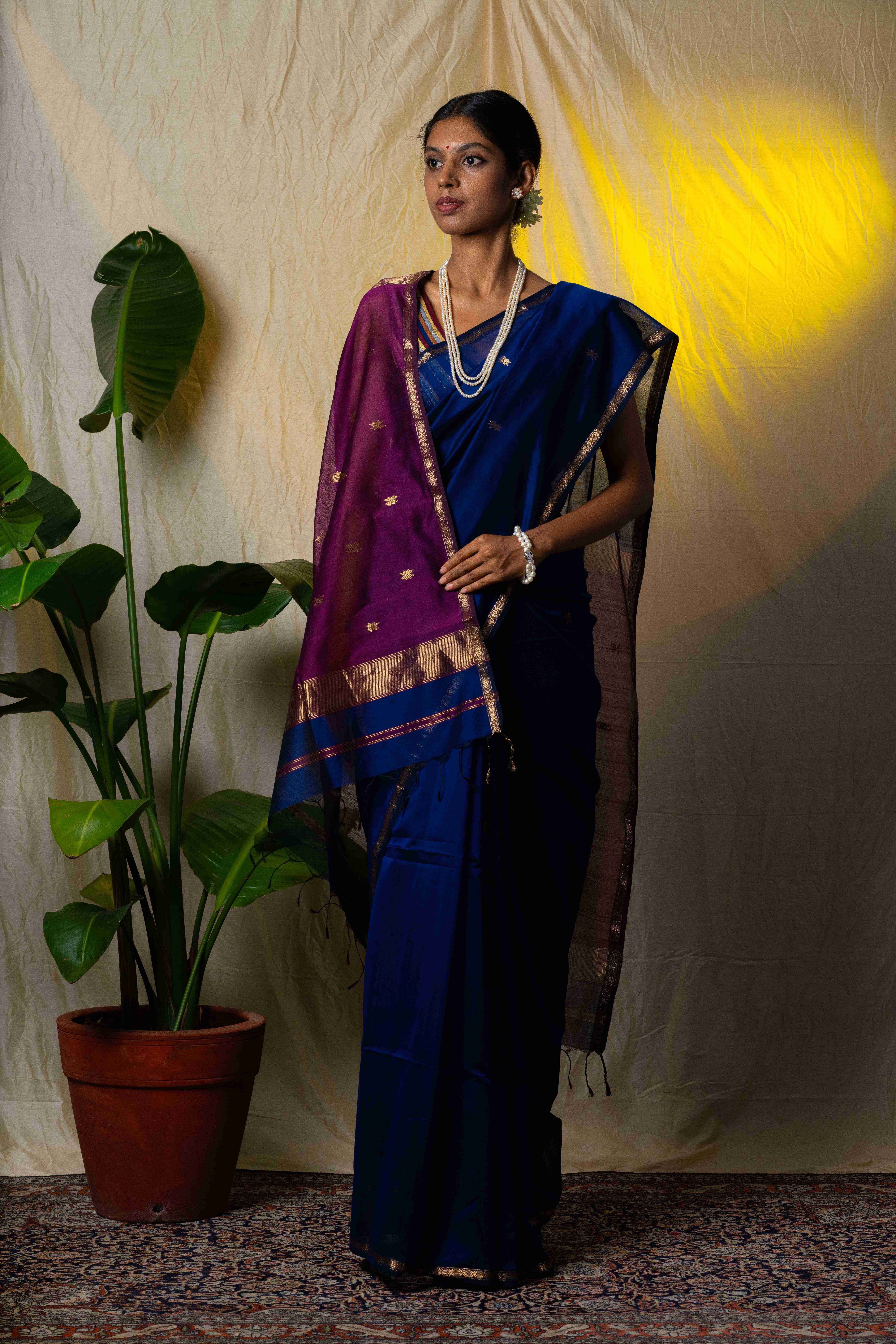 Maheshwari Silk  Saree