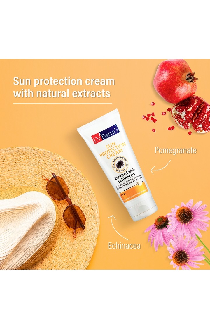 Dr Batra's | Dr Batra's Sun Protection Cream Enriched With Echinacea - 100 gm (Pack of 2) 2