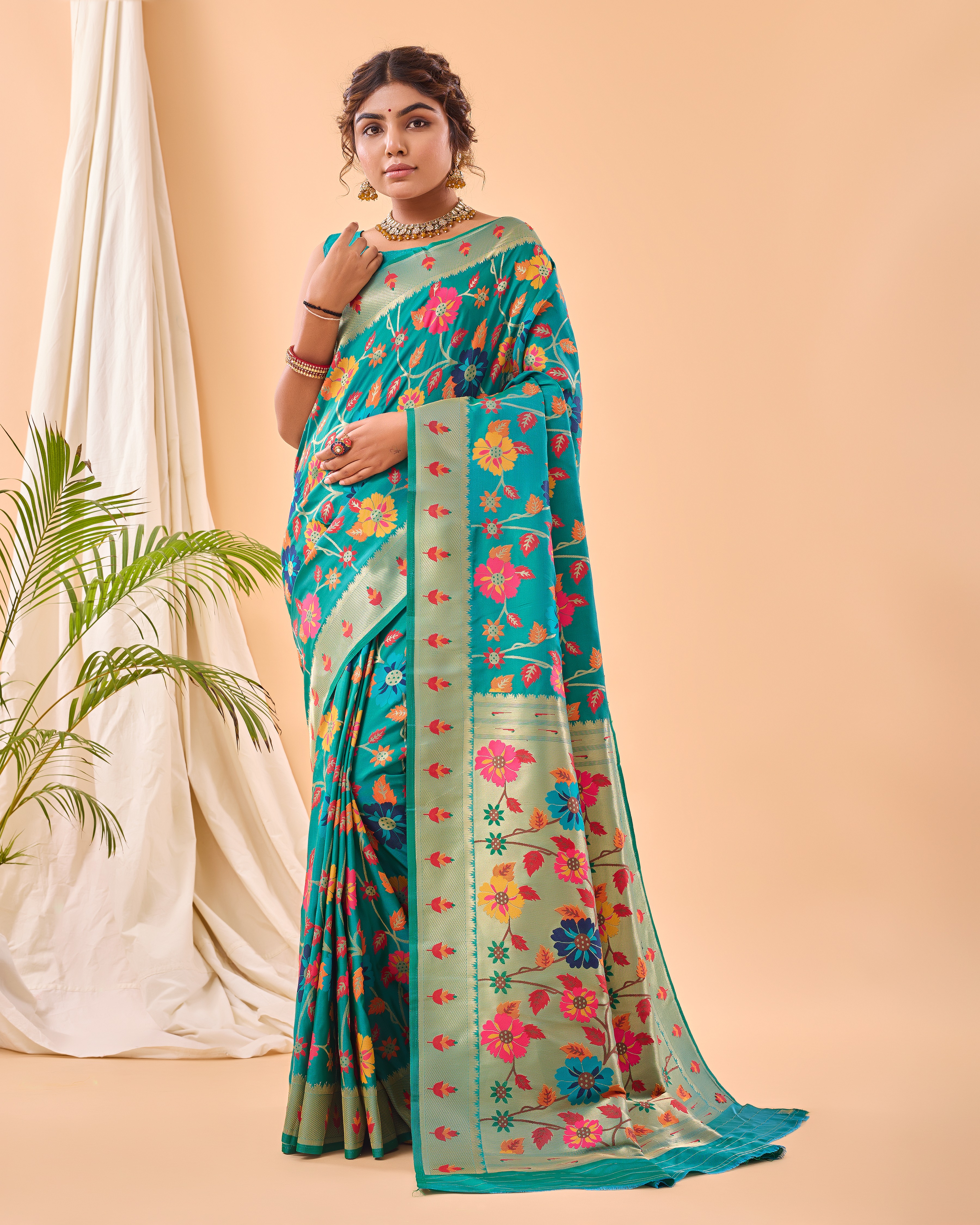 Tasarika Women Silk   Rama Saree Radhika_Rama 2